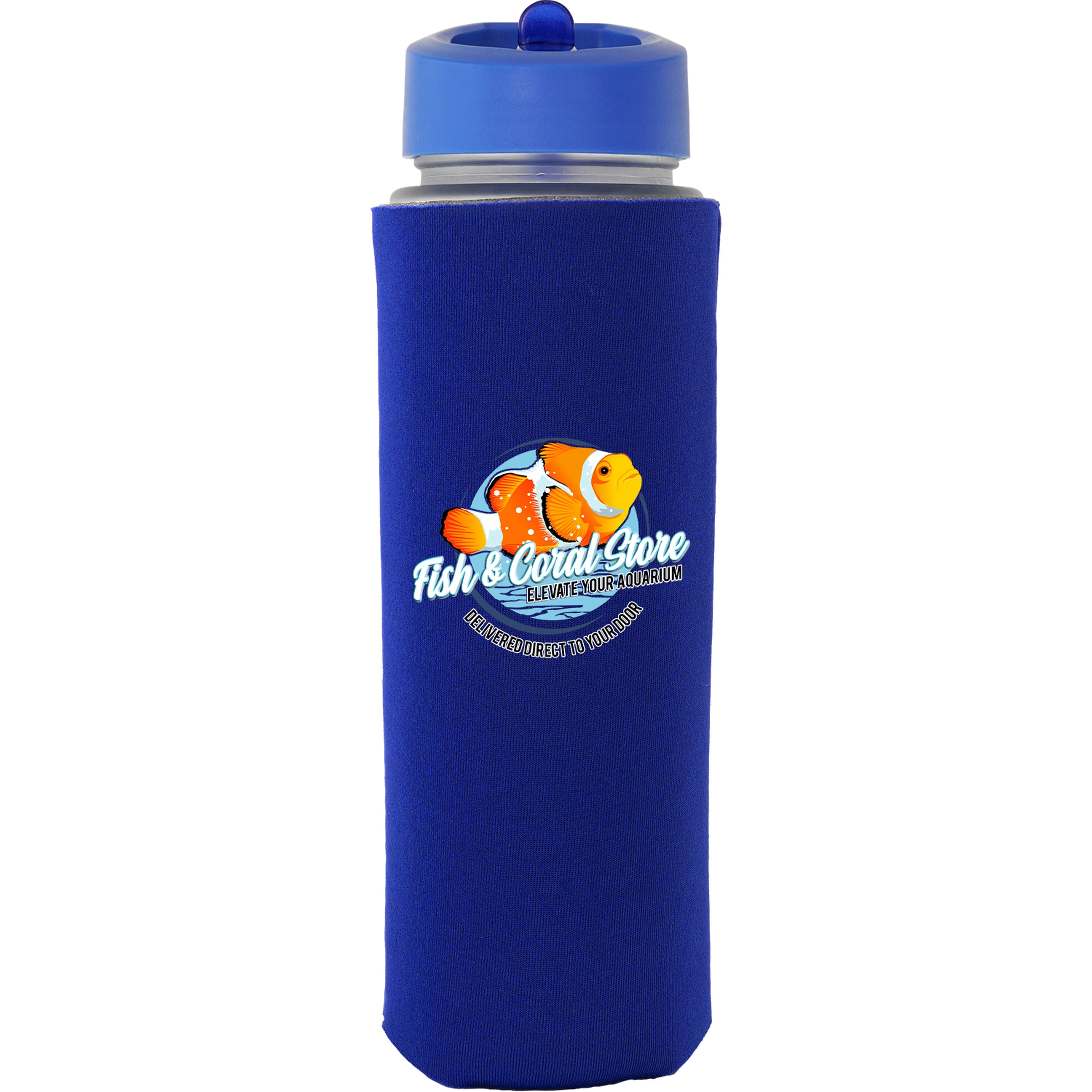 Pop Up 22 oz. Frosted Glass Sleeve Bottle 1