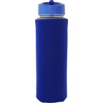 Pop Up 22 oz. Frosted Glass Sleeve Bottle - blue Pop Up 22 oz. Frosted Glass Sleeve Bottle - blue