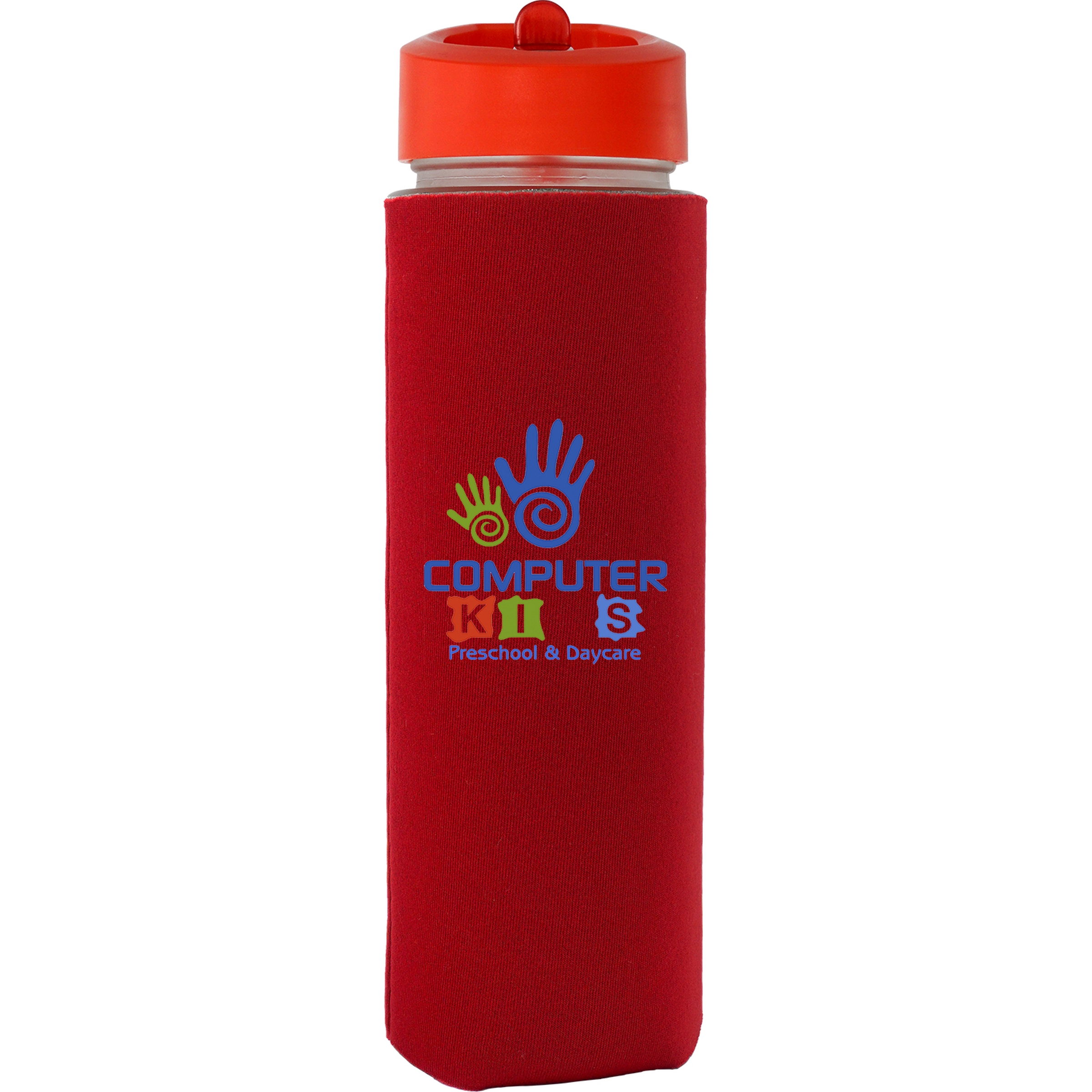 Pop Up 22 oz. Frosted Glass Sleeve Bottle 1