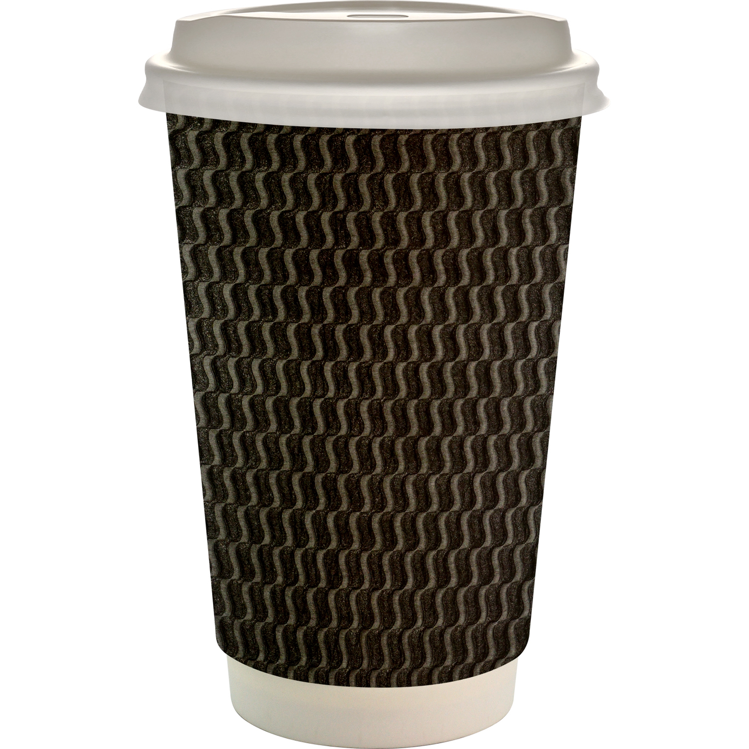 16 oz. Full Color Wave Paper Cup With Lid 1