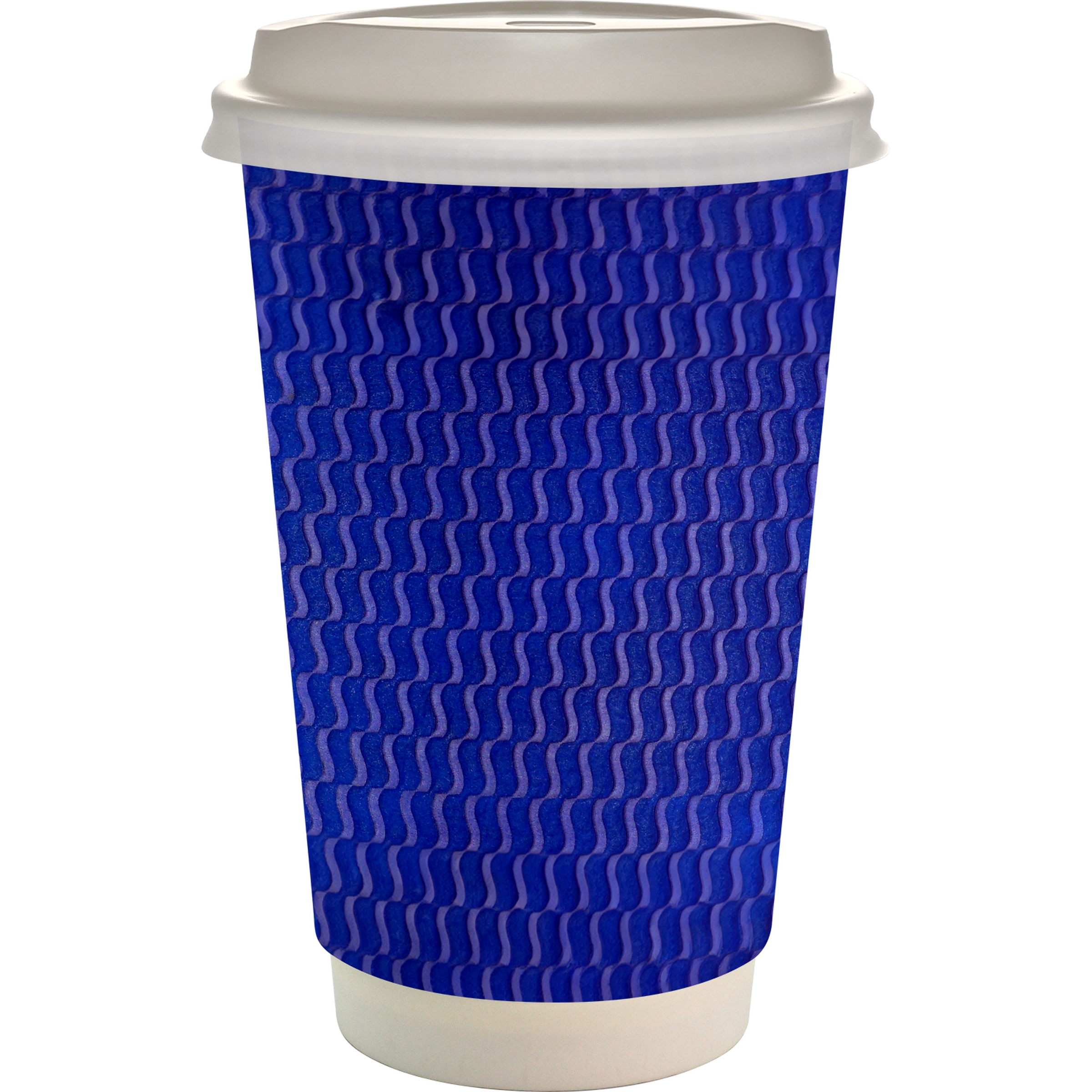 16 oz. Full Color Wave Paper Cup With Lid 1