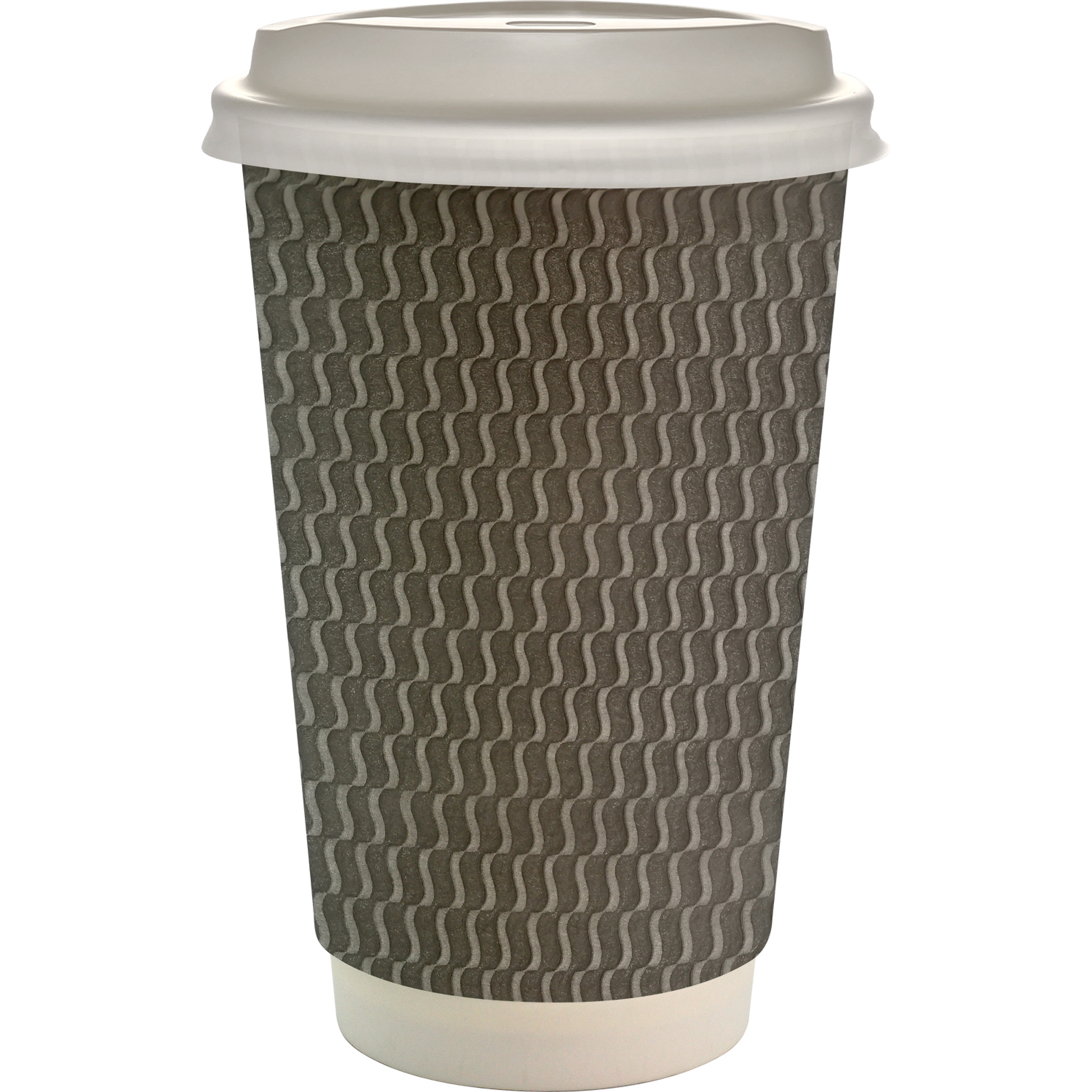16 oz. Full Color Wave Paper Cup With Lid 1