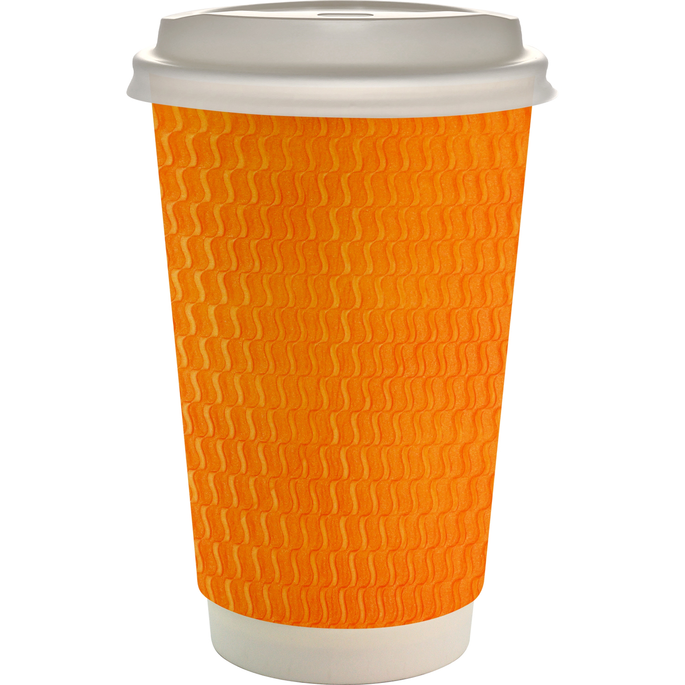 16 oz. Full Color Wave Paper Cup With Lid 1