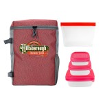 Speck Cooler Portion Control Reusable Lunch Set - red Speck Cooler Portion Control Reusable Lunch Set - red