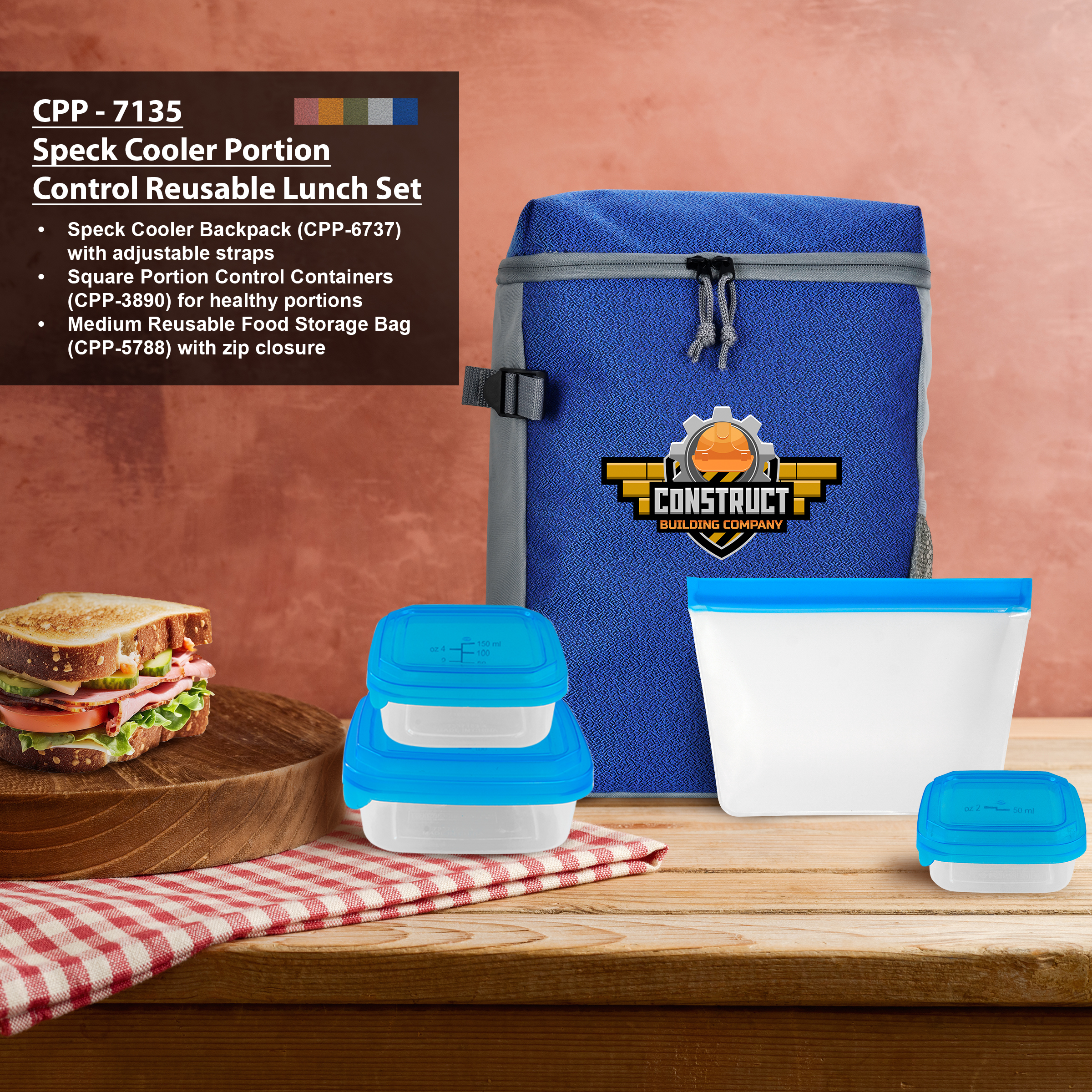 Speck Cooler Portion Control Reusable Lunch Set 1