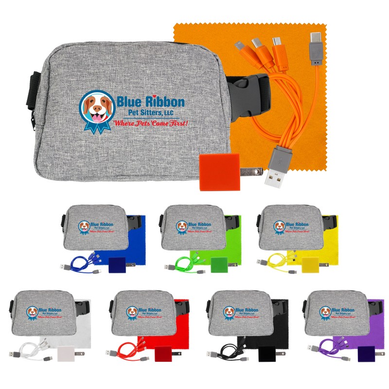 Charge & Clean Recycled Fanny Pack Kit 1 Charge & Clean Recycled Fanny Pack Kit 1