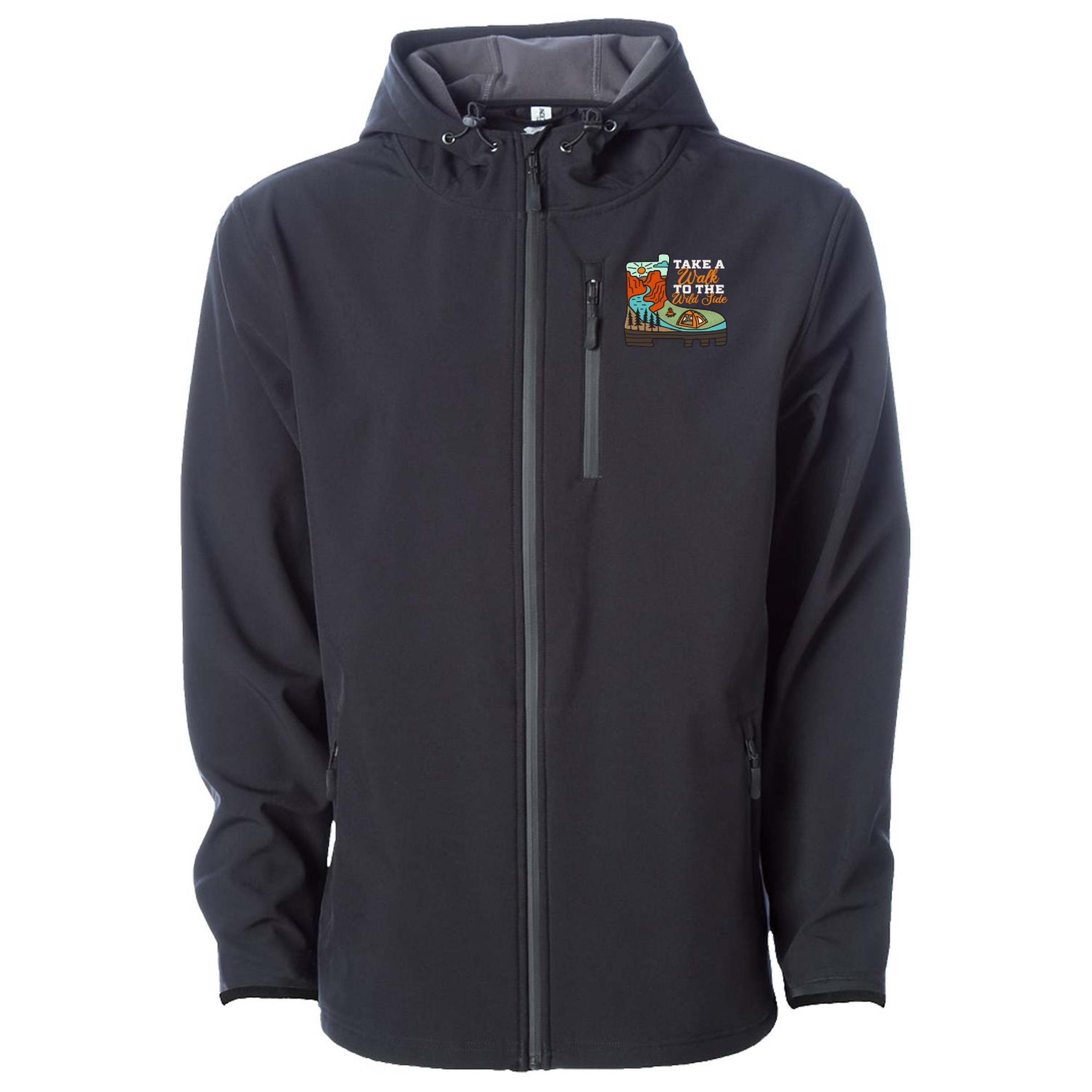 Independent Trading Co.® Poly-Tech Water Resistant Soft Shell Jacket 1
