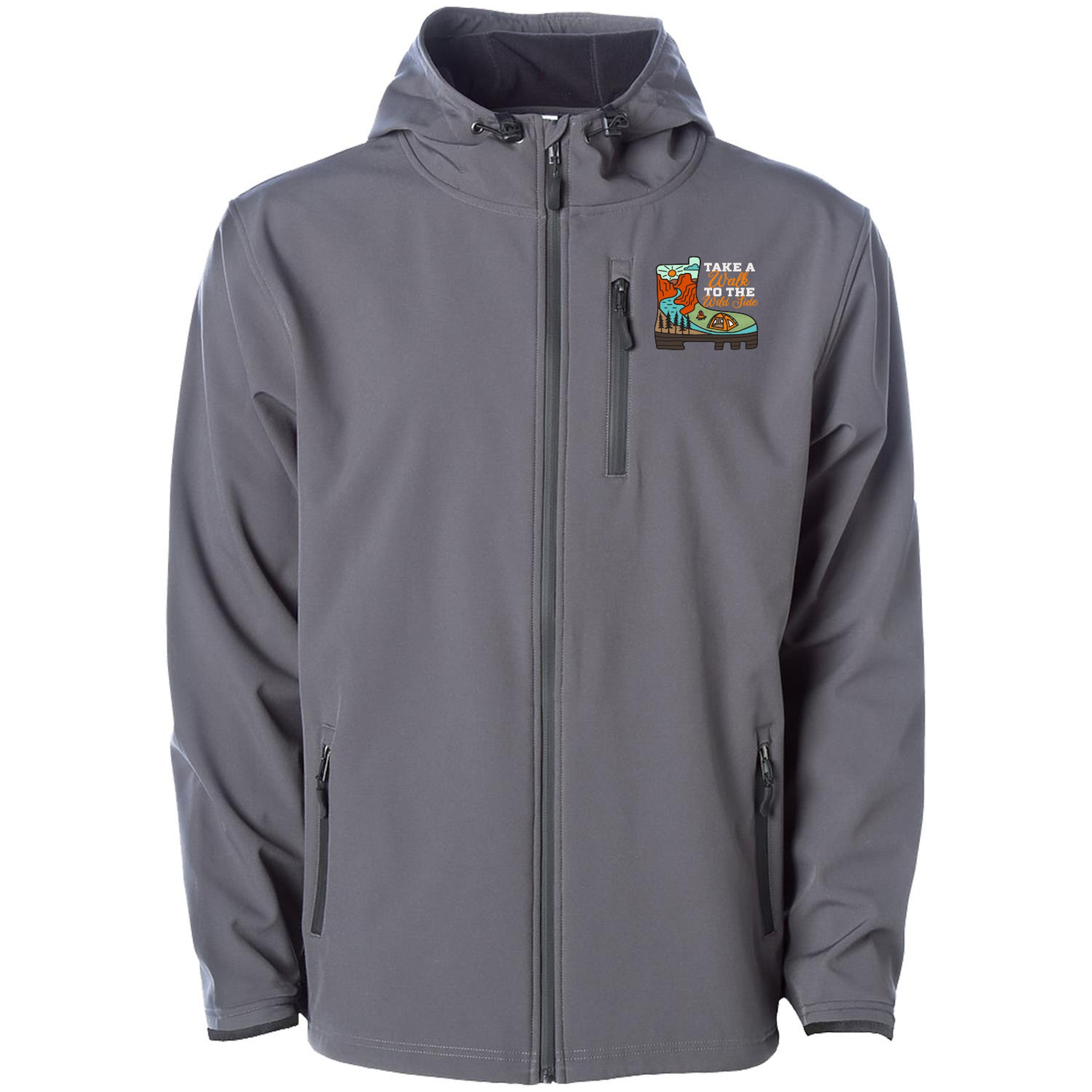Independent Trading Co.® Poly-Tech Water Resistant Soft Shell Jacket 1