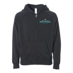 Independent Trading Co. Youth Lightweight Blend Raglan Zip Hood 1 Independent Trading Co. Youth Lightweight Blend Raglan Zip Hood 1