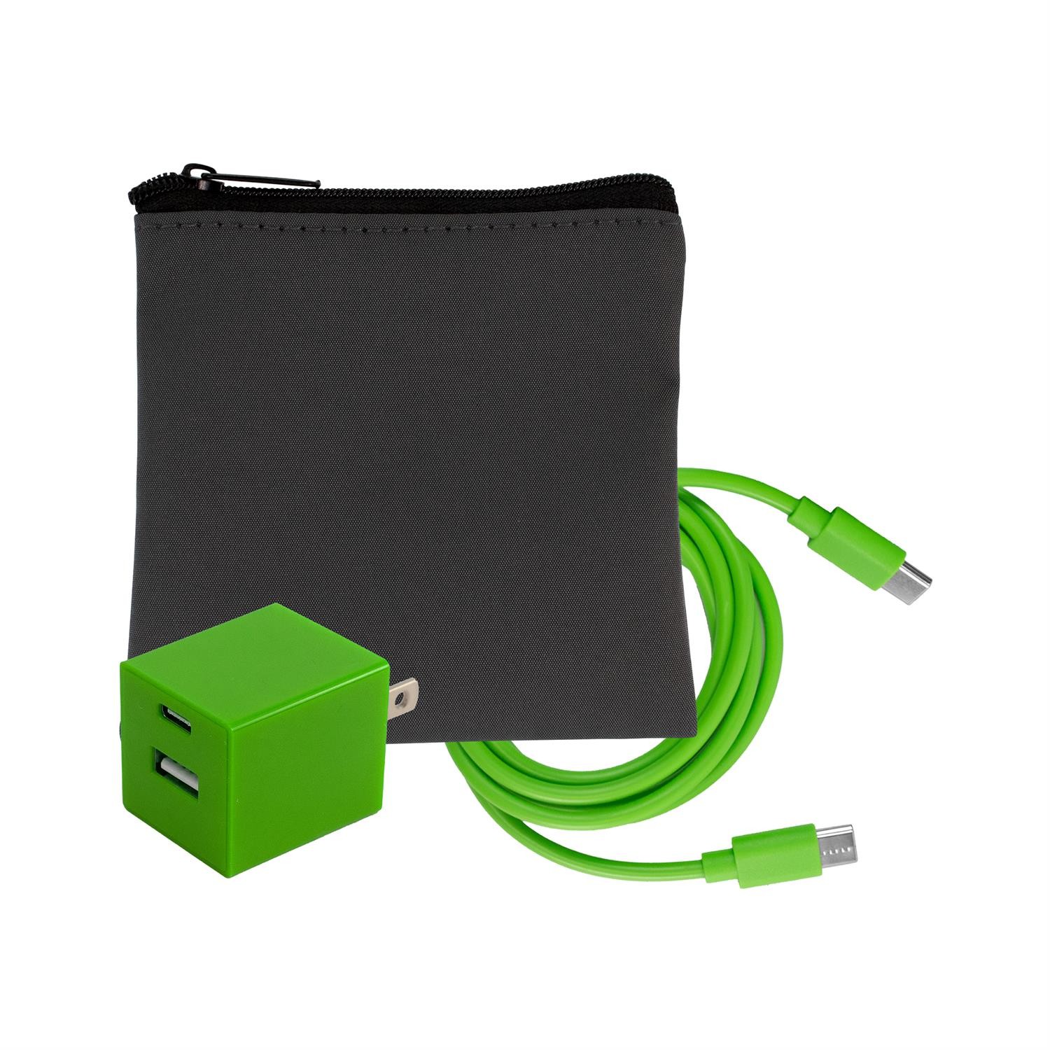Gray Executive A+C to C Cable & Wall Set 1
