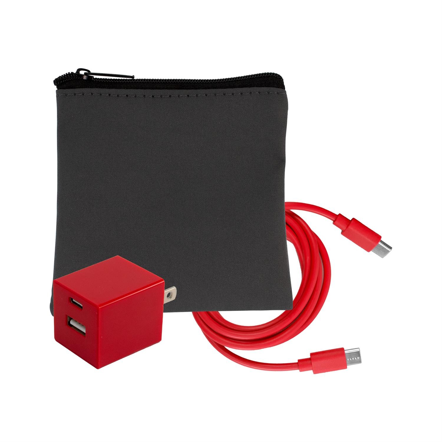 Gray Executive A+C to C Cable & Wall Set 1