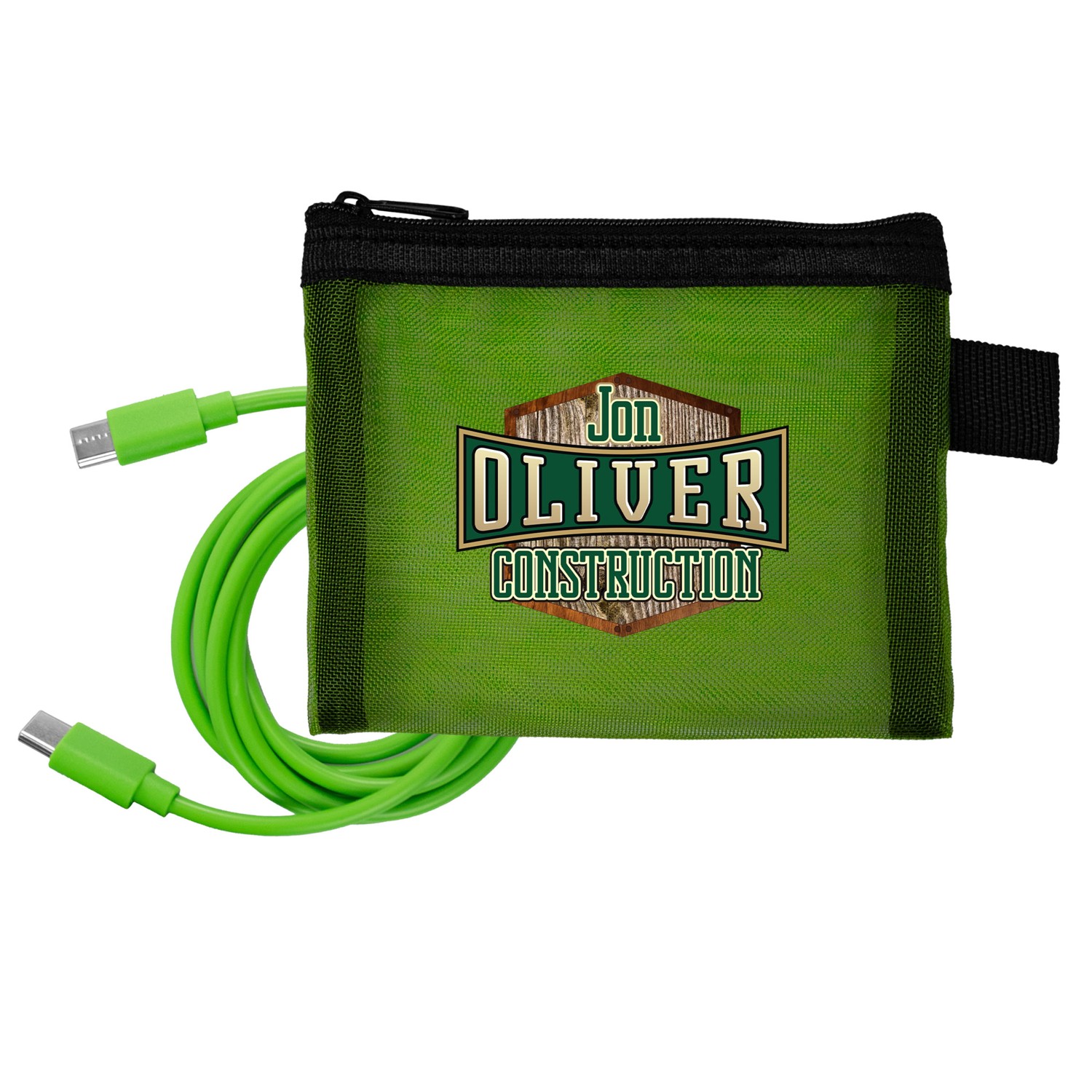 Recycled Mesh 4' C to C Cable Pouch 1