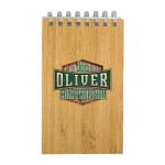 3" X 5" Bamboo Spiral Notebook - Front 3" X 5" Bamboo Spiral Notebook - Front