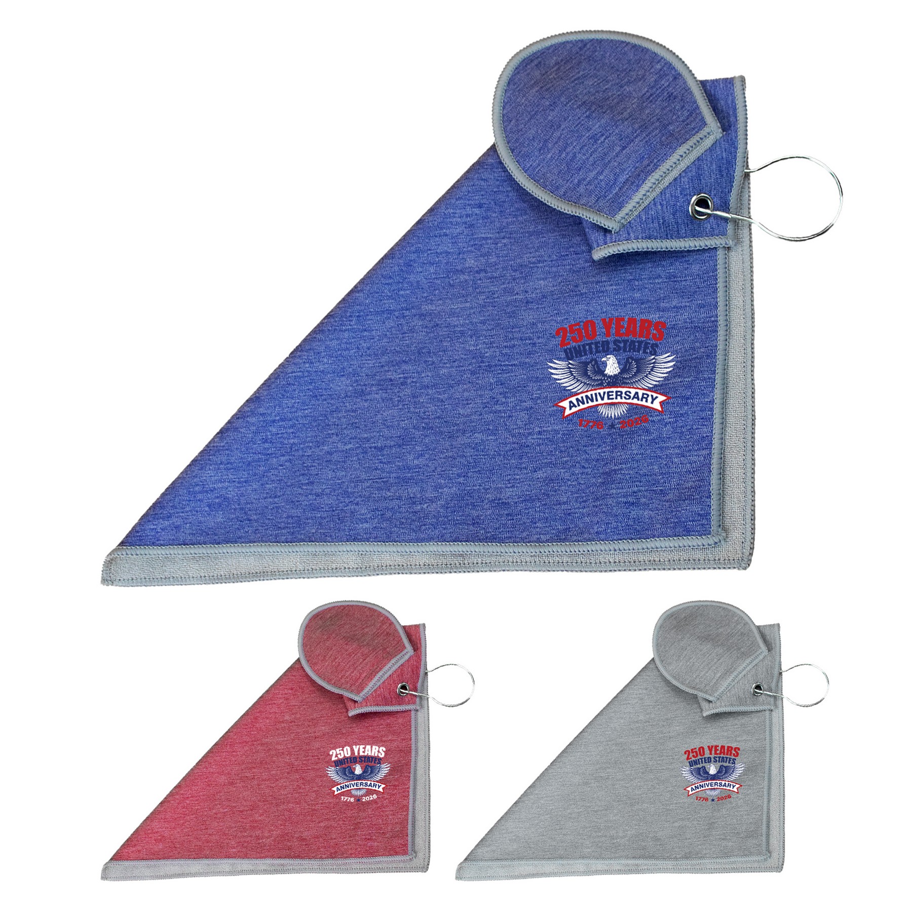 Patriotic Heather Golf Towel 1