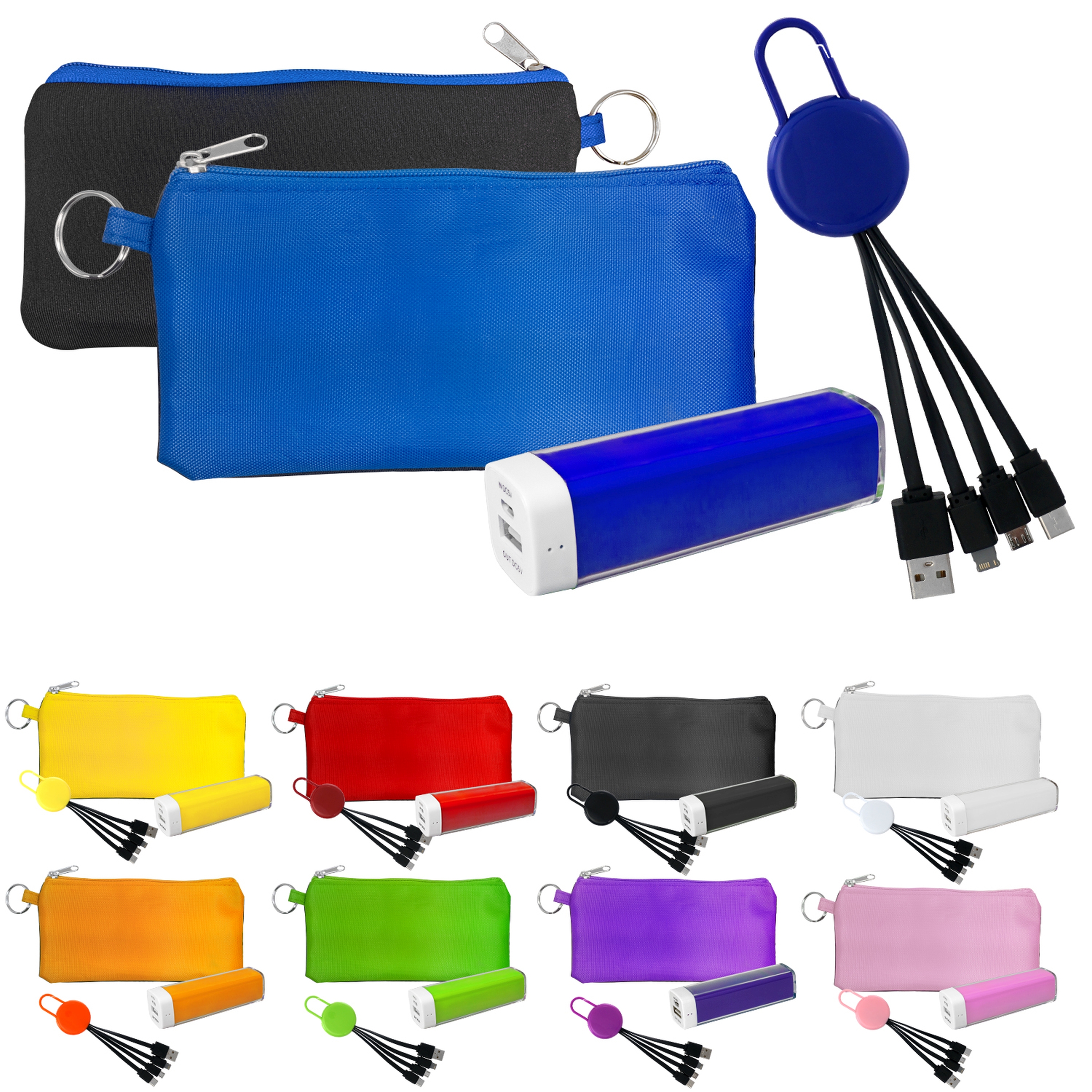 Colorful Power Bank Cable Set 1