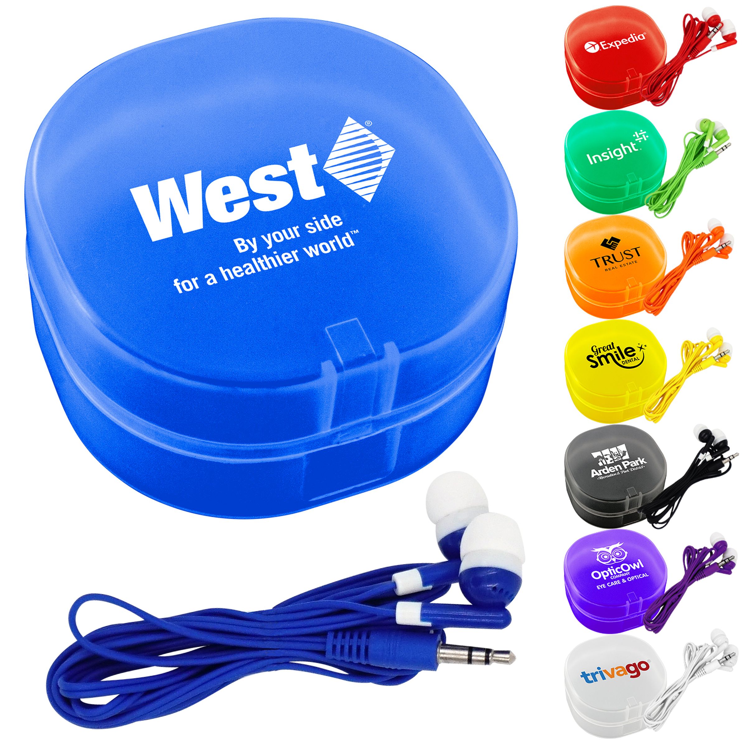 Colorful Ear Bud Carry All 1