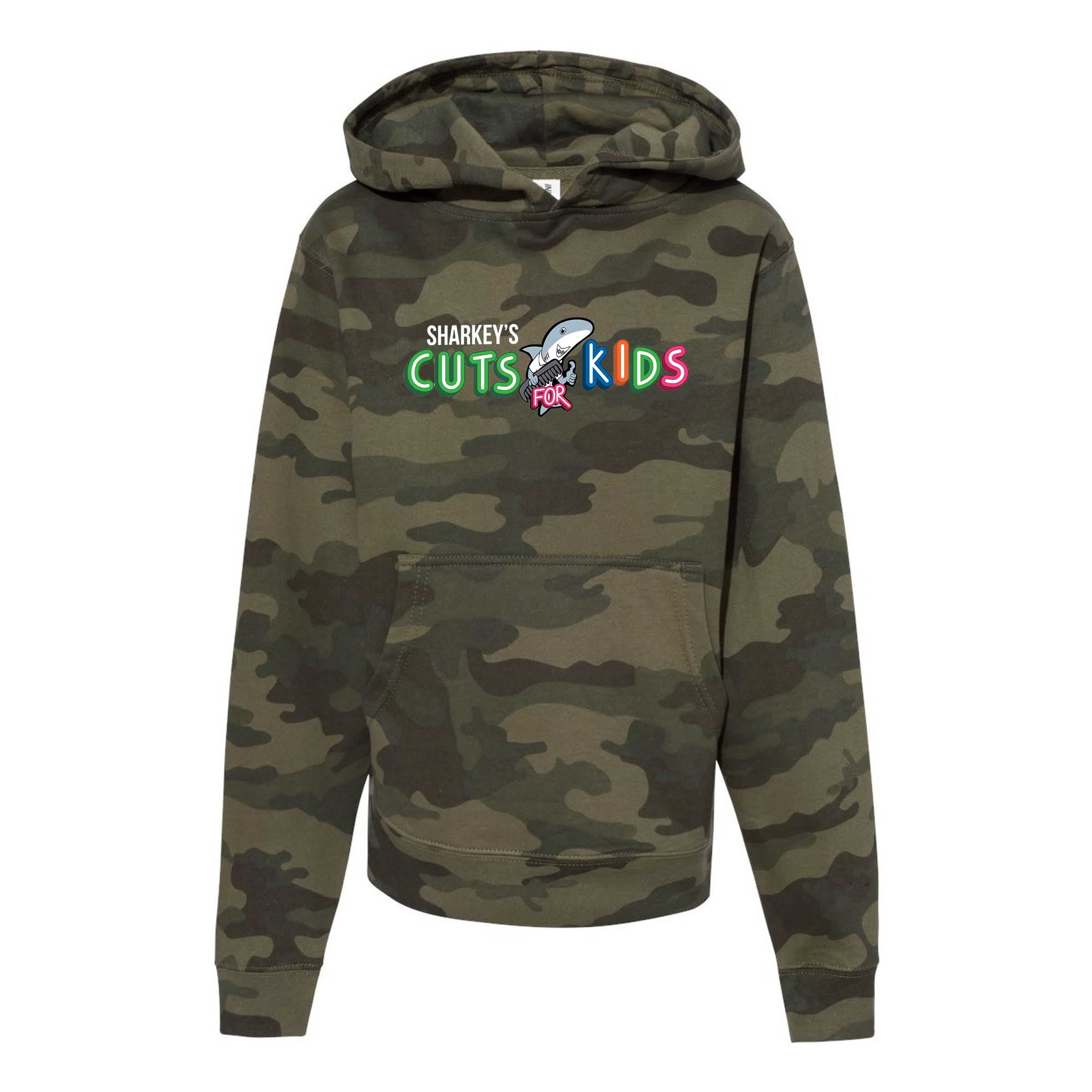 Independent Trading Co. Youth Midweight Hooded Pullover Sweatshirt 1