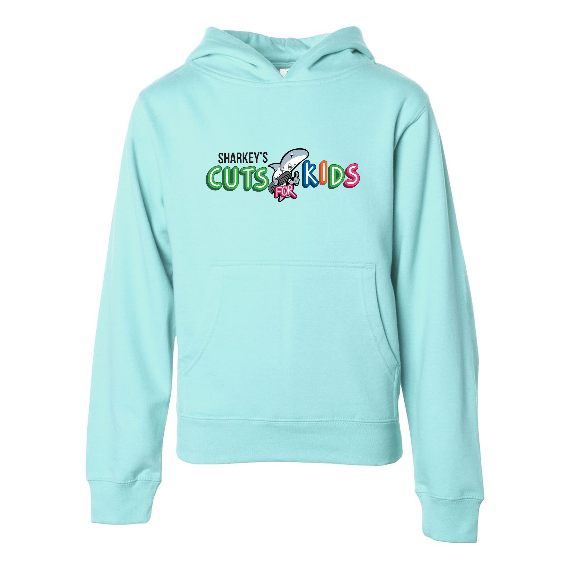 Independent Trading Co. Youth Midweight Hooded Pullover Sweatshirt 1