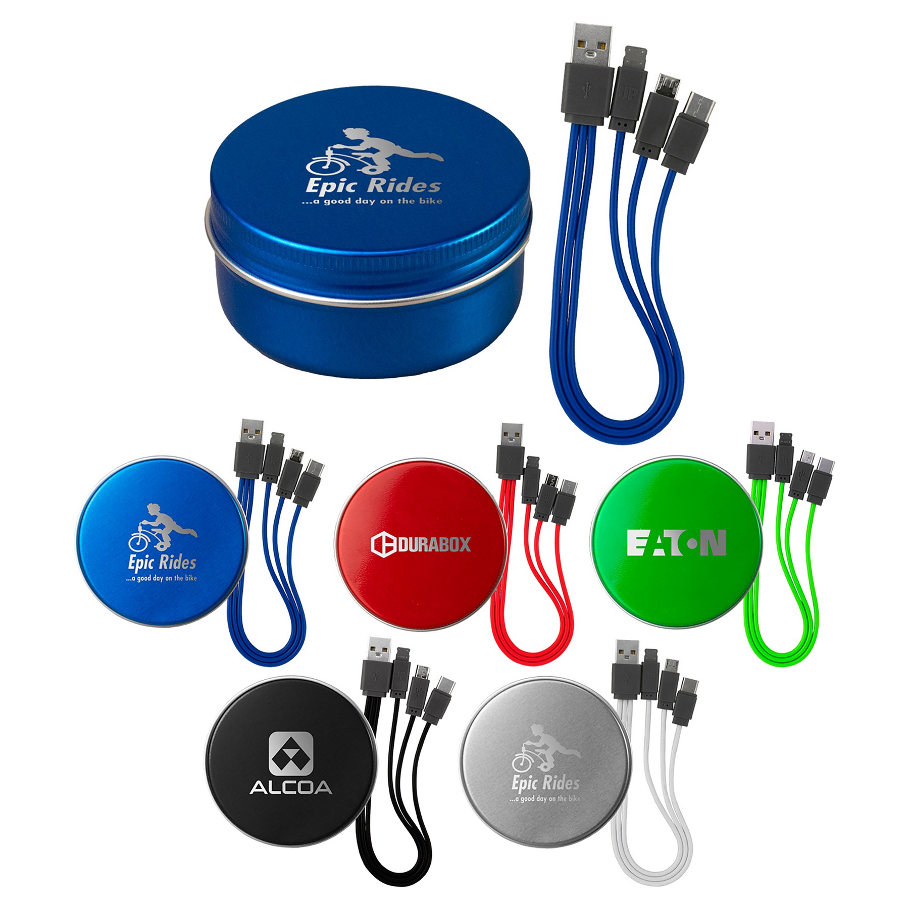 Aluminum 3-In-1 Cable Set 1