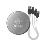 Aluminum 3-In-1 Cable Set - Silver Aluminum 3-In-1 Cable Set - Silver