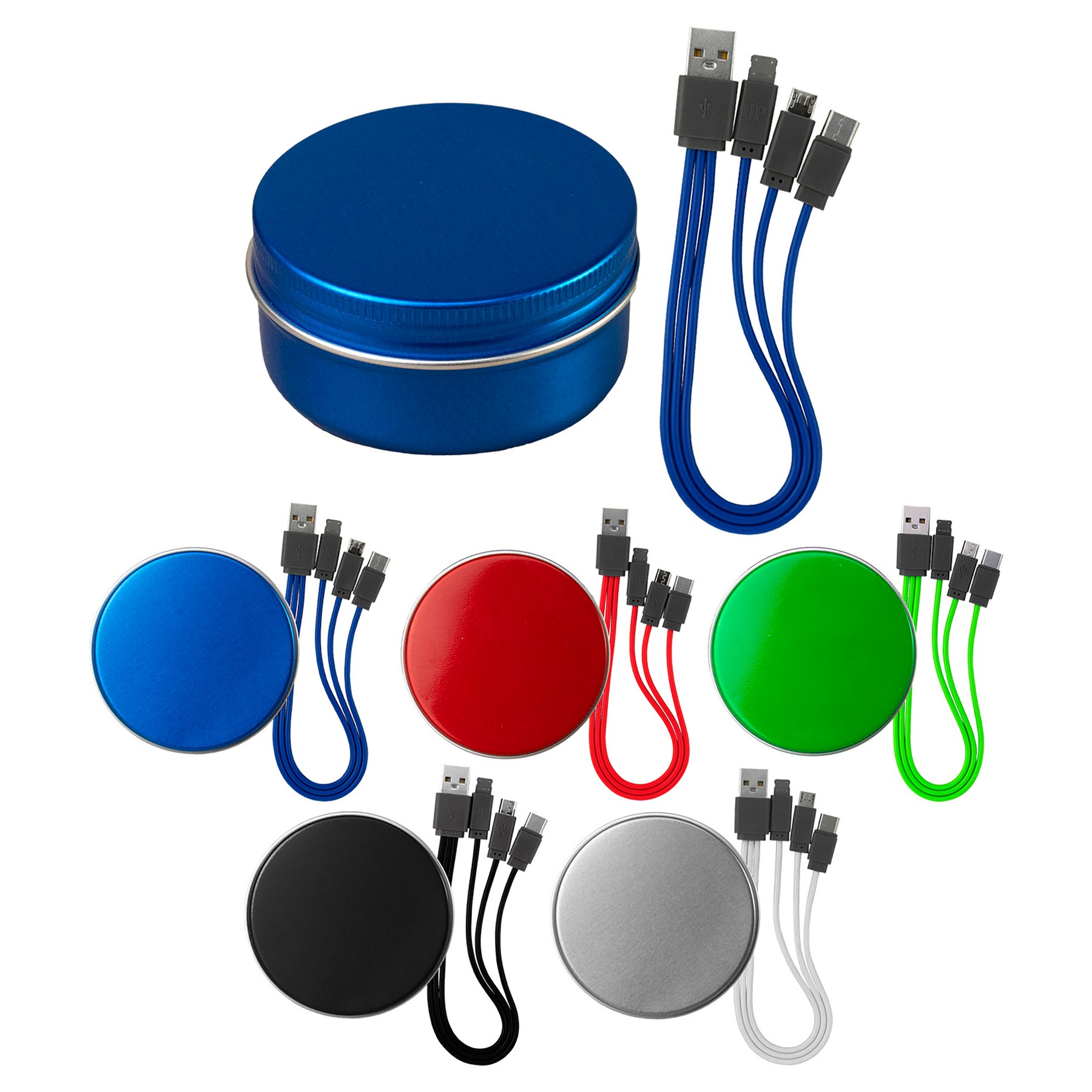 Aluminum 3-In-1 Cable Set 1
