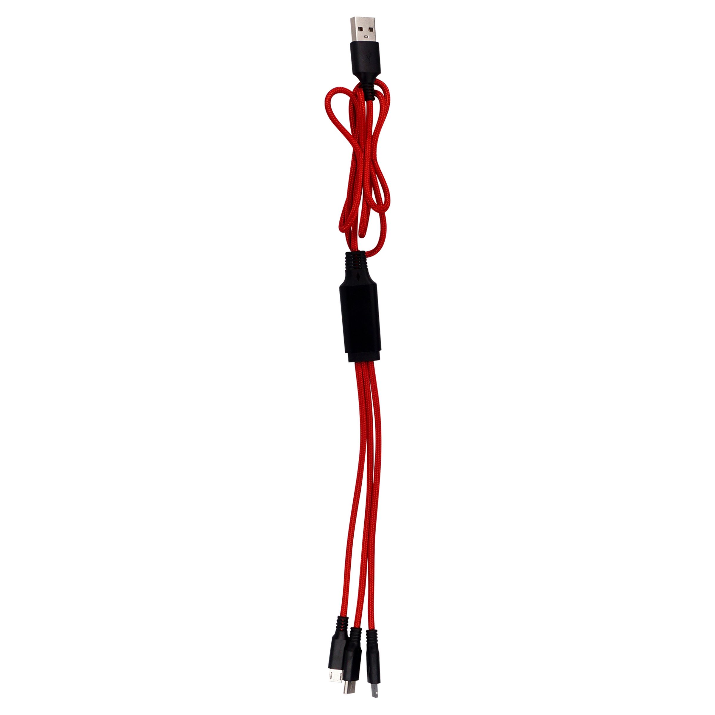 3' Metallic Logo Light Up Cable with Type C USB 1