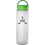 Arch 22 oz. Frosted Glass Bottle - Green Arch 22 oz. Frosted Glass Bottle - Green