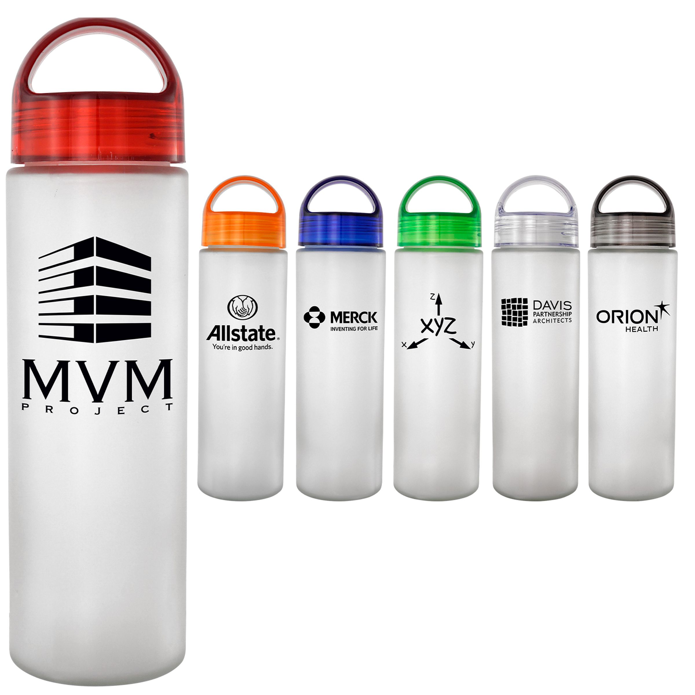 Arch 22 oz. Frosted Glass Bottle 1