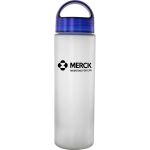 Arch 22 oz. Frosted Glass Bottle - Blue Arch 22 oz. Frosted Glass Bottle - Blue