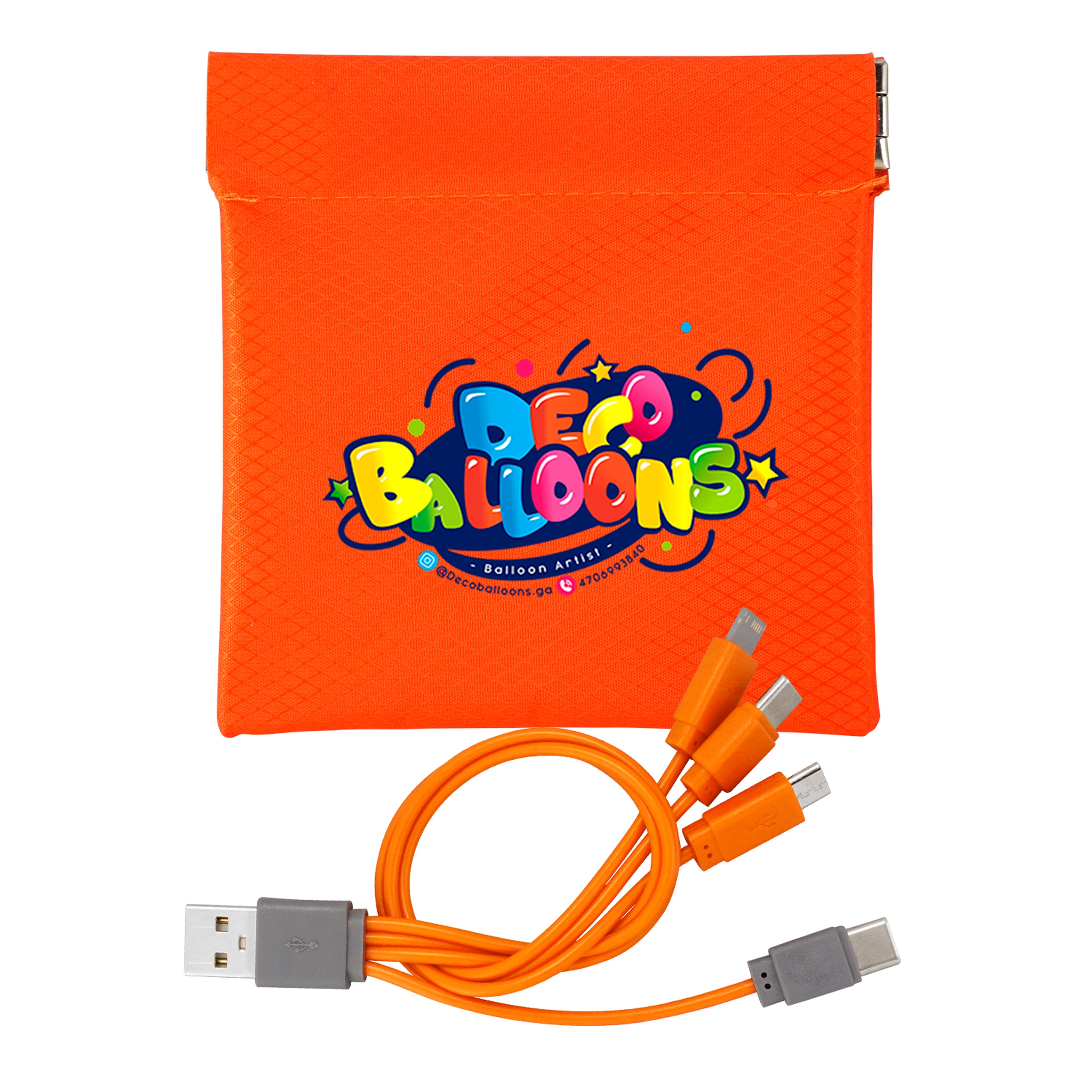 Colorful C to C Cable Pouch 1