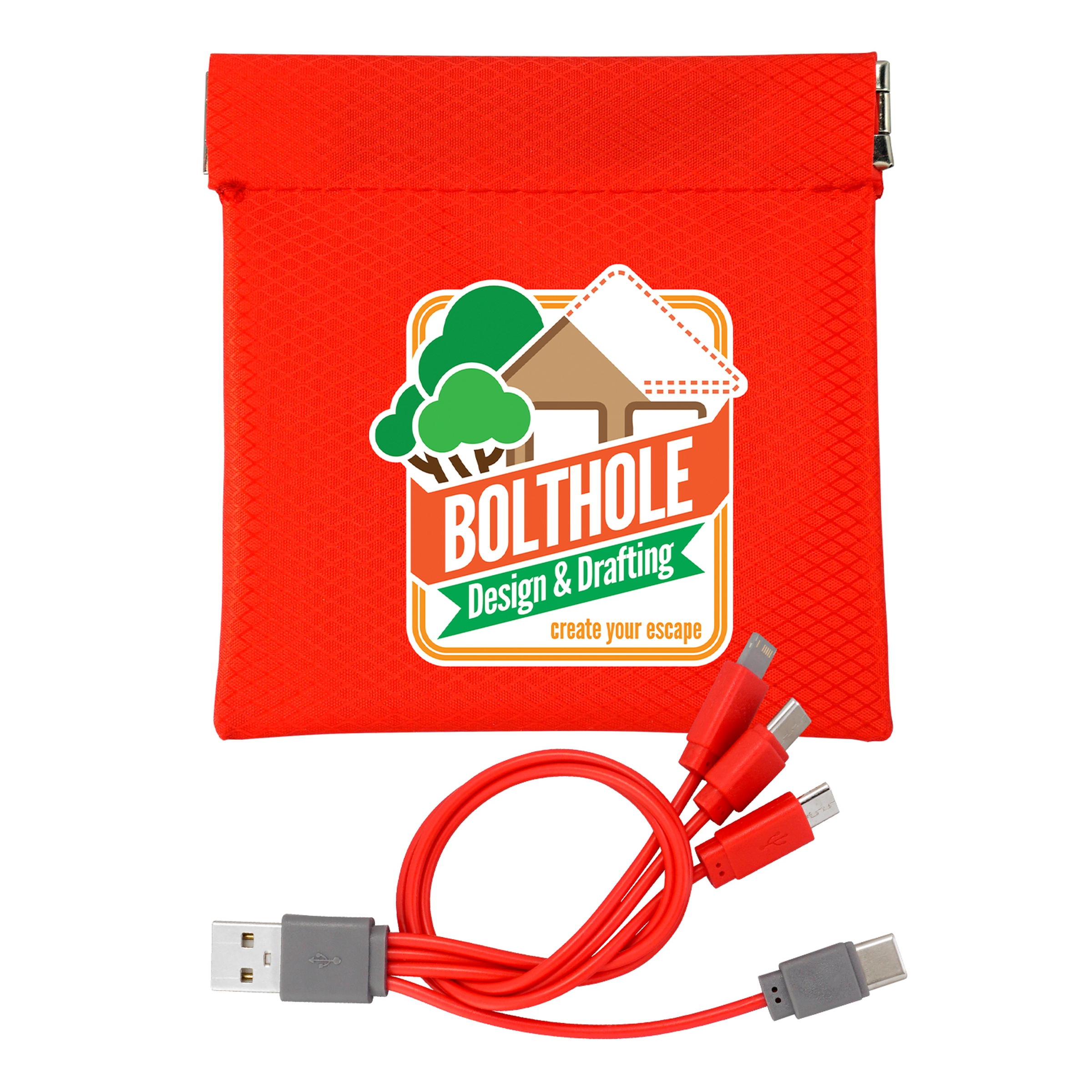 Colorful C to C Cable Pouch 1