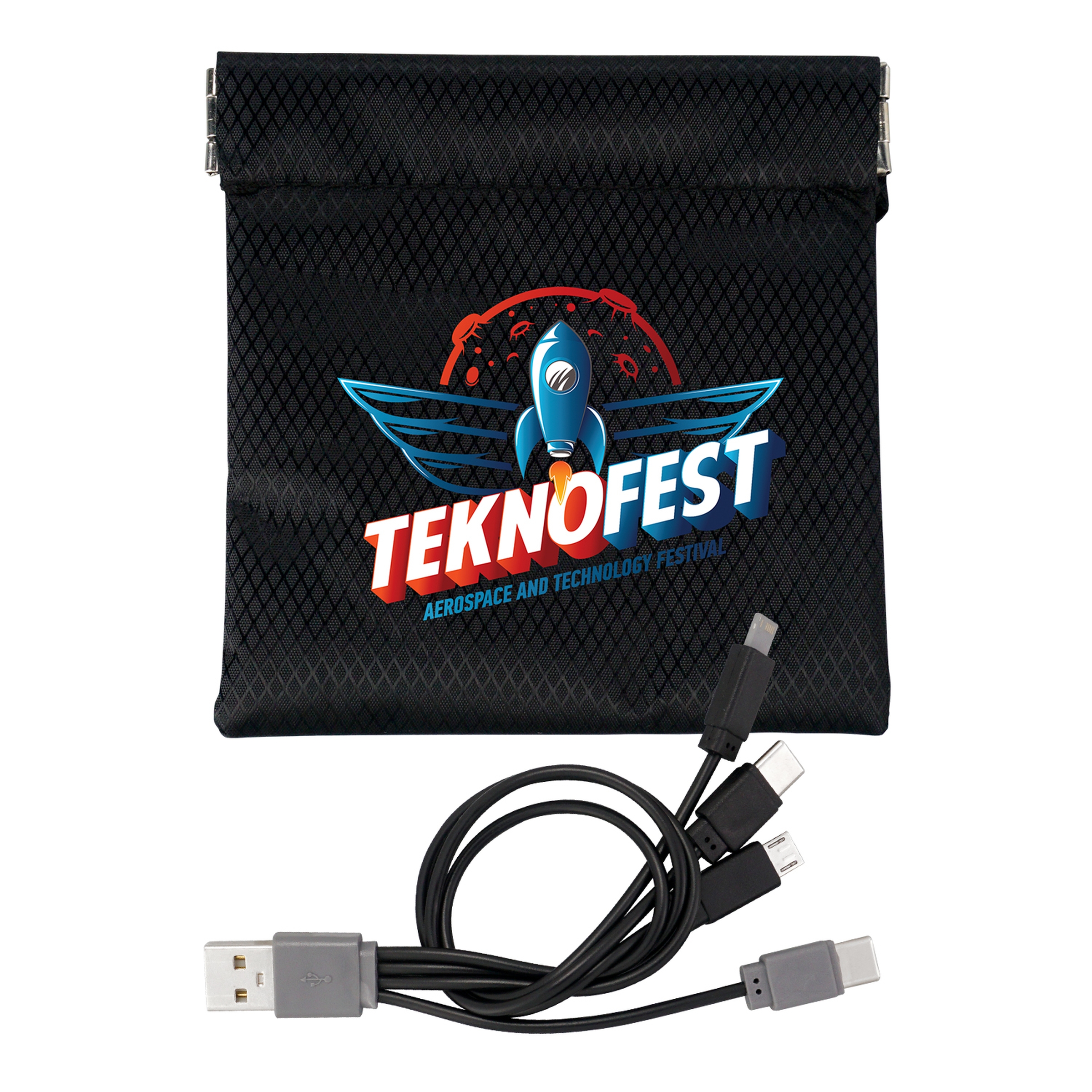 Colorful C to C Cable Pouch 1