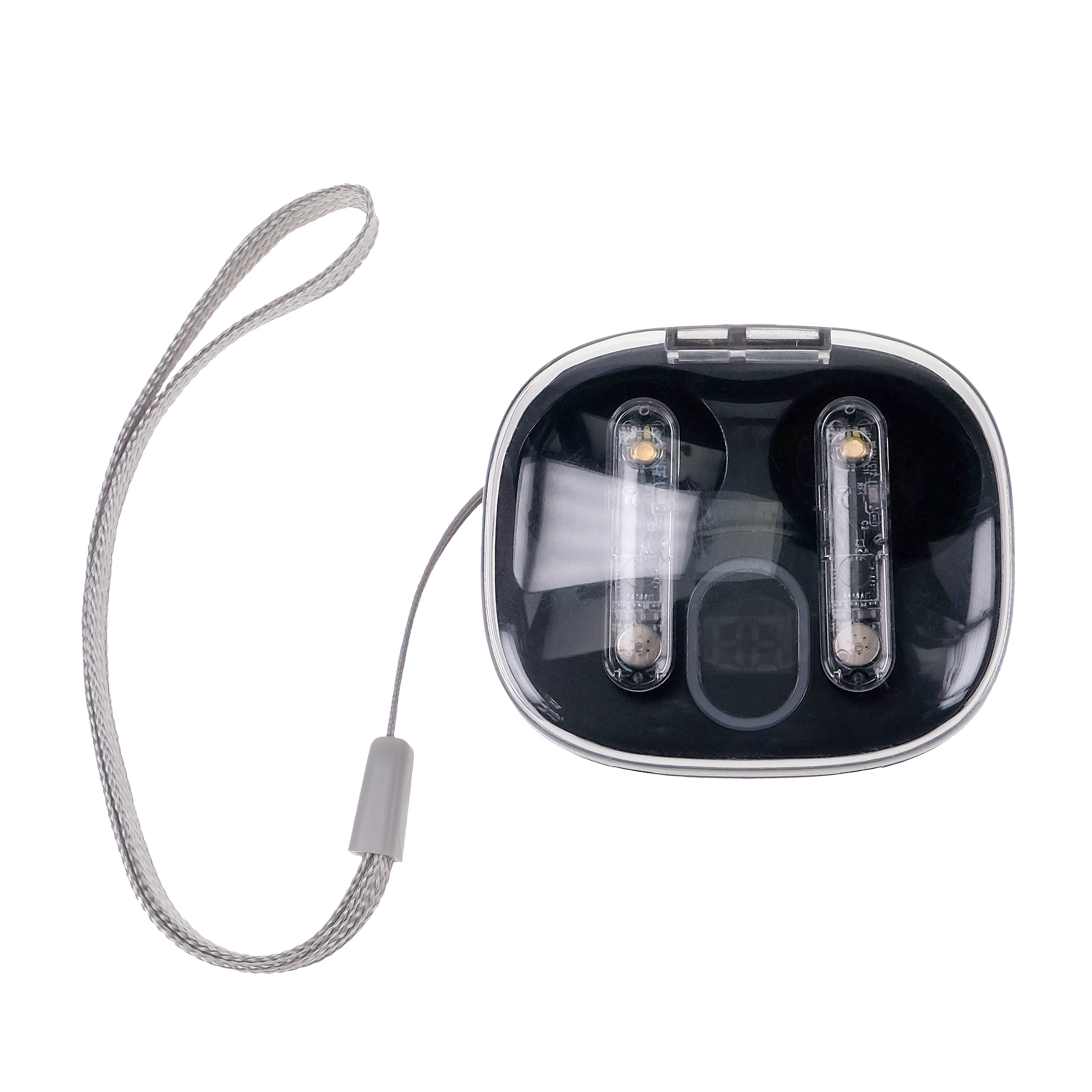 Light Up Display Lanyard Bluetooth Ear Buds 1