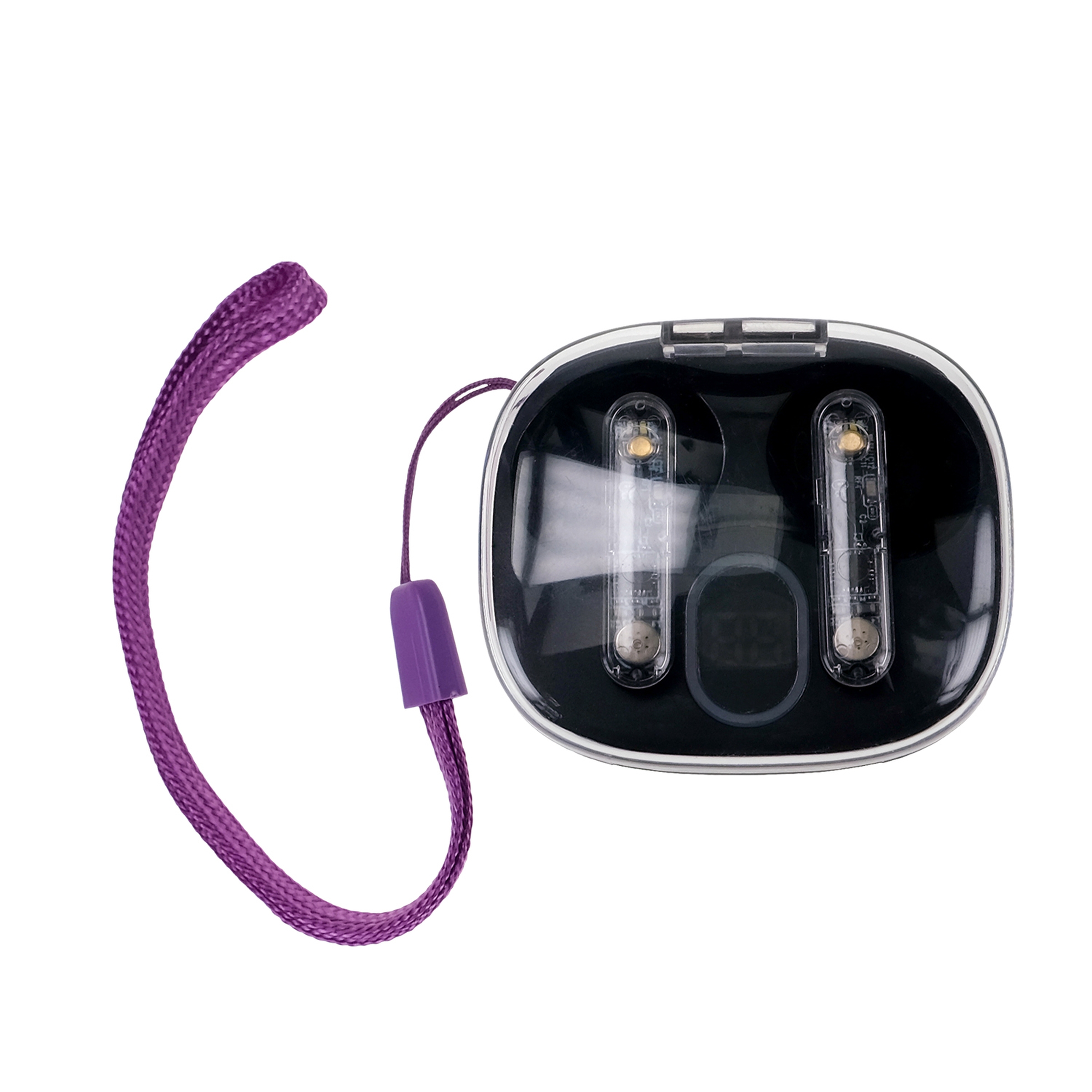 Light Up Display Lanyard Bluetooth Ear Buds 1