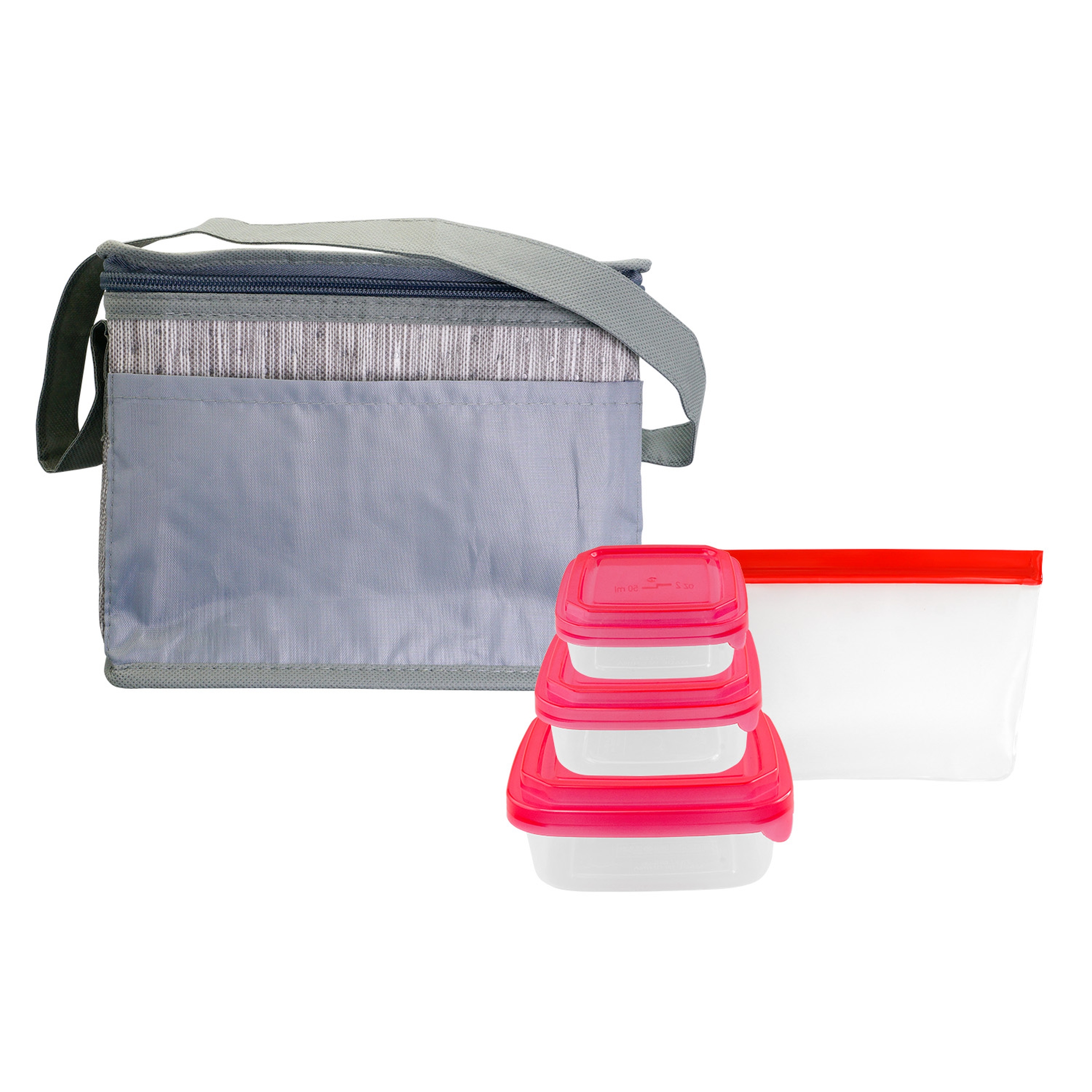 Gray Graph Portion Control Reusable Lunch Set 1
