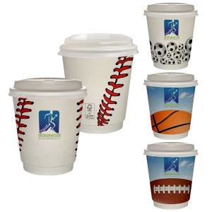 10 oz. Full Color Sporty Insulated Paper Cup With Lid 1 10 oz. Full Color Sporty Insulated Paper Cup With Lid 1