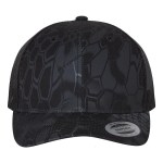 Yupoong Classics® Six-Panel Retro Trucker Cap - Kryptek Typhon Black Yupoong Classics® Six-Panel Retro Trucker Cap - Kryptek Typhon Black