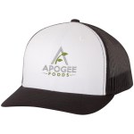 Yupoong Classics® Six-Panel Retro Trucker Cap - Black Black White Yupoong Classics® Six-Panel Retro Trucker Cap - Black Black White
