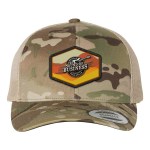 Yupoong Classics® Six-Panel Retro Trucker Cap - Multicam Green/Khaki Yupoong Classics® Six-Panel Retro Trucker Cap - Multicam Green/Khaki