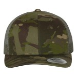 Yupoong Classics® Six-Panel Retro Trucker Cap - Multicam Tropic/Green Yupoong Classics® Six-Panel Retro Trucker Cap - Multicam Tropic/Green
