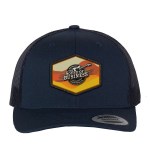 Yupoong Classics® Six-Panel Retro Trucker Cap - Navy Blue Yupoong Classics® Six-Panel Retro Trucker Cap - Navy Blue