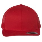 Yupoong Classics® Six-Panel Retro Trucker Cap - Red Yupoong Classics® Six-Panel Retro Trucker Cap - Red