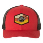 Yupoong Classics® Six-Panel Retro Trucker Cap - Red/Black Yupoong Classics® Six-Panel Retro Trucker Cap - Red/Black