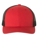 Yupoong Classics® Six-Panel Retro Trucker Cap - Red/Black Yupoong Classics® Six-Panel Retro Trucker Cap - Red/Black