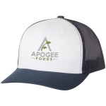 Yupoong Classics® Six-Panel Retro Trucker Cap - Charcoal Gray/Black Yupoong Classics® Six-Panel Retro Trucker Cap - Charcoal Gray/Black