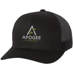 Yupoong Classics® Six-Panel Retro Trucker Cap - Charcoal Gray/Neon Green Yupoong Classics® Six-Panel Retro Trucker Cap - Charcoal Gray/Neon Green