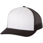 Yupoong Classics® Six-Panel Retro Trucker Cap - Charcoal Gray/Neon Orange Yupoong Classics® Six-Panel Retro Trucker Cap - Charcoal Gray/Neon Orange