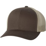 Yupoong Classics® Six-Panel Retro Trucker Cap - Coyote Brown/Black Yupoong Classics® Six-Panel Retro Trucker Cap - Coyote Brown/Black