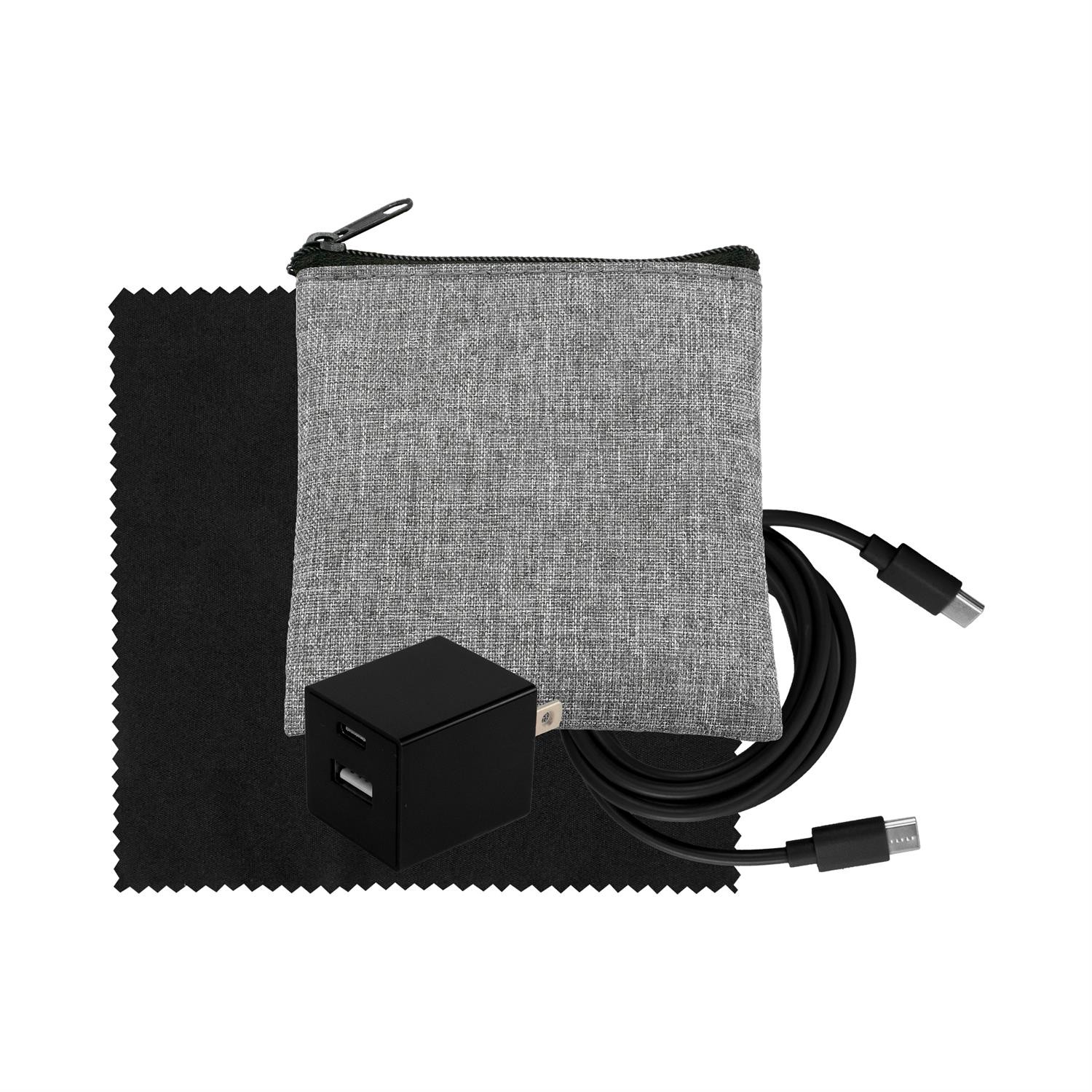 Recycled A+C to C Cable, Wall & Cloth Set 1