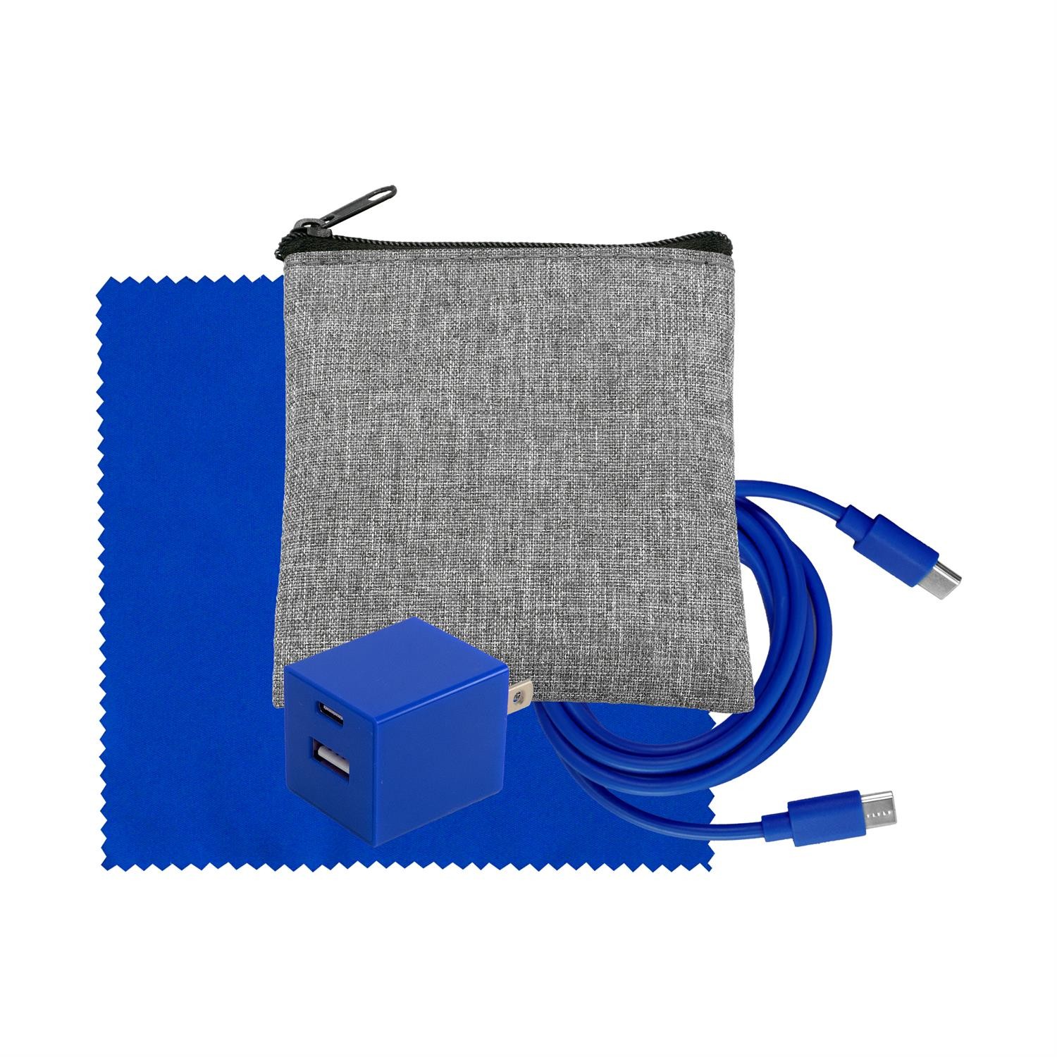 Recycled A+C to C Cable, Wall & Cloth Set 1